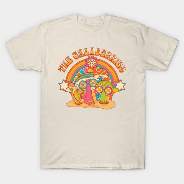 cranberries mushroom band T-Shirt by IJUL GONDRONGS